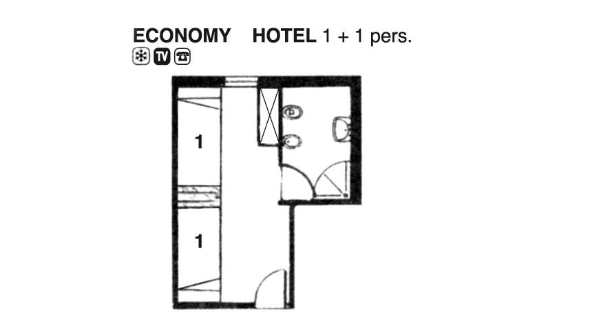 Hotel Cavallino Camera Economy