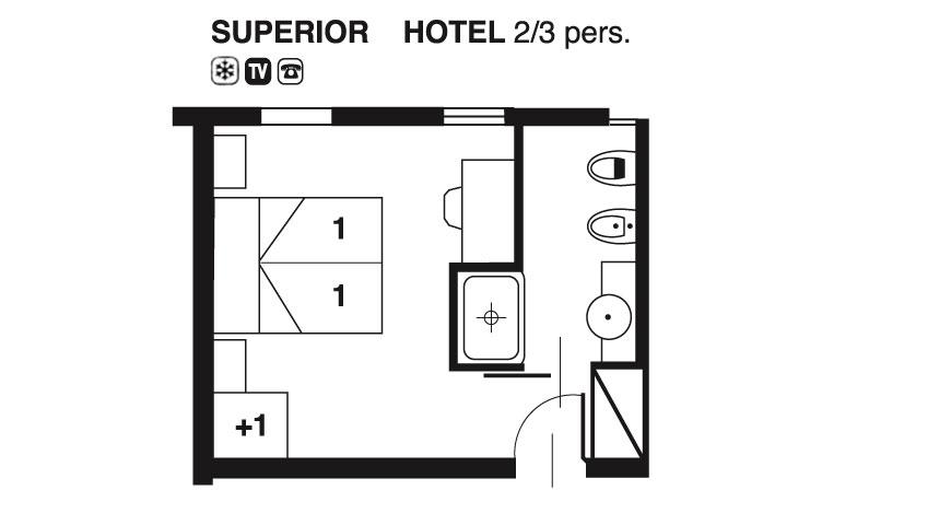 Hotel Cavallino Camera Superior Hotel Valdor