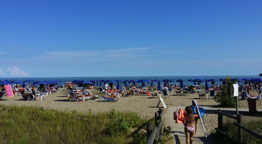 Camping Cavallino пляже